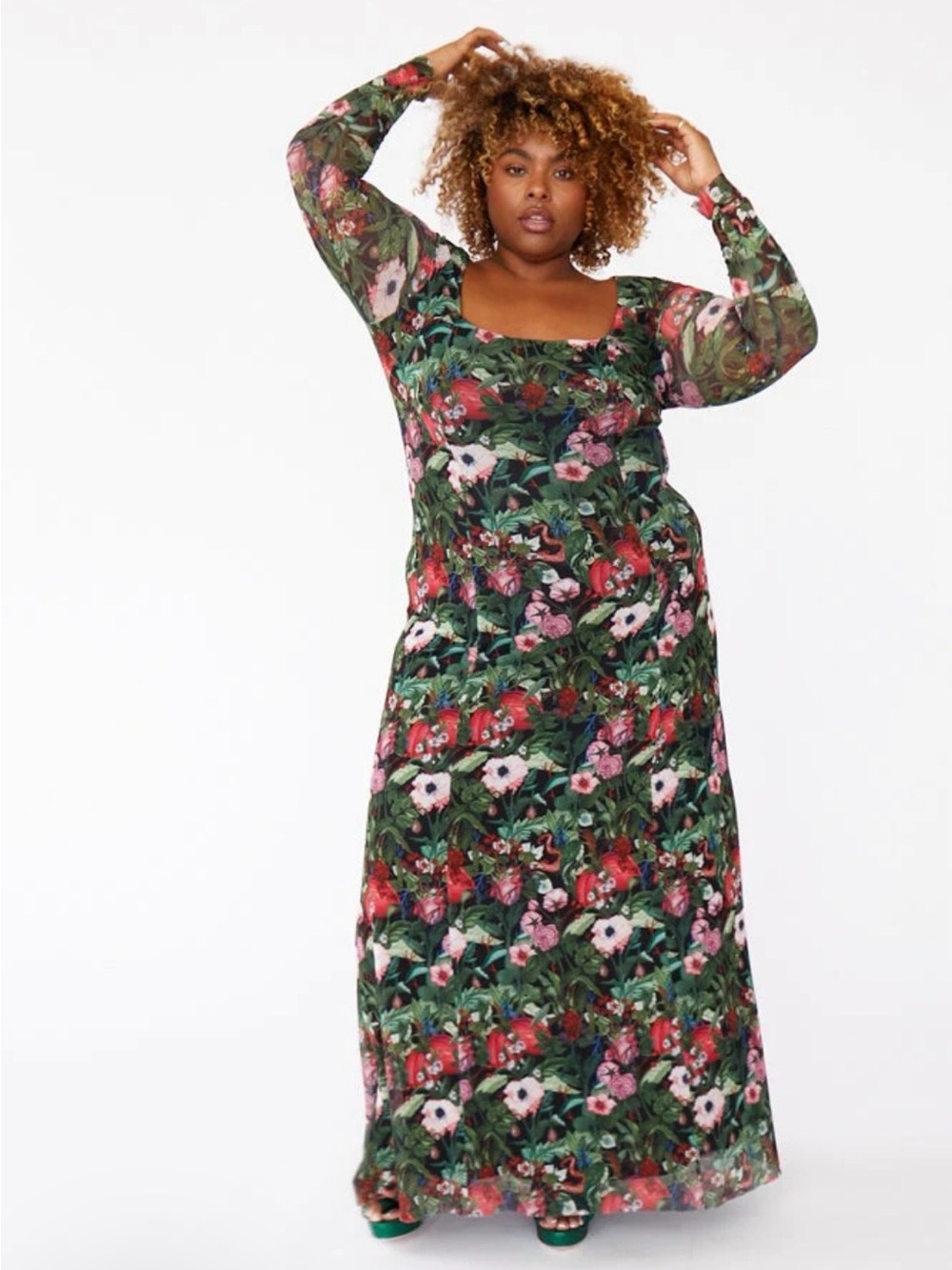 Rachel Antonoff Artie Organ Garden Maxi Dress